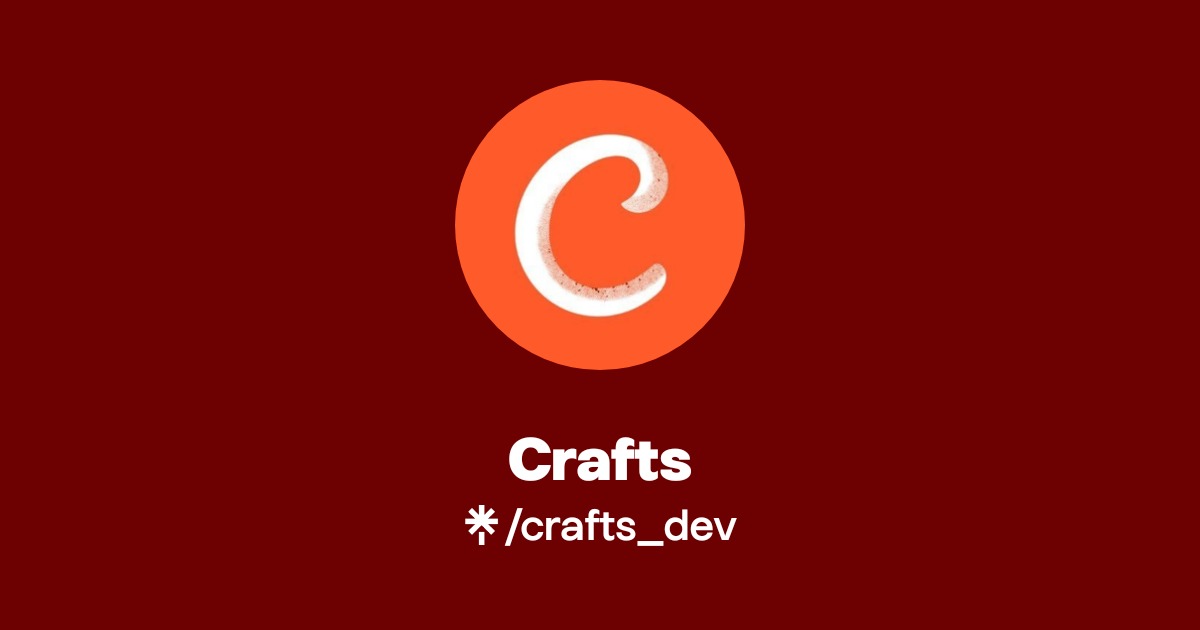 Crafts Official: X | Linktree