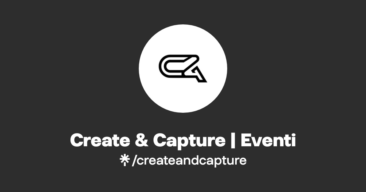 Create & Capture | Eventi | Instagram | Linktree