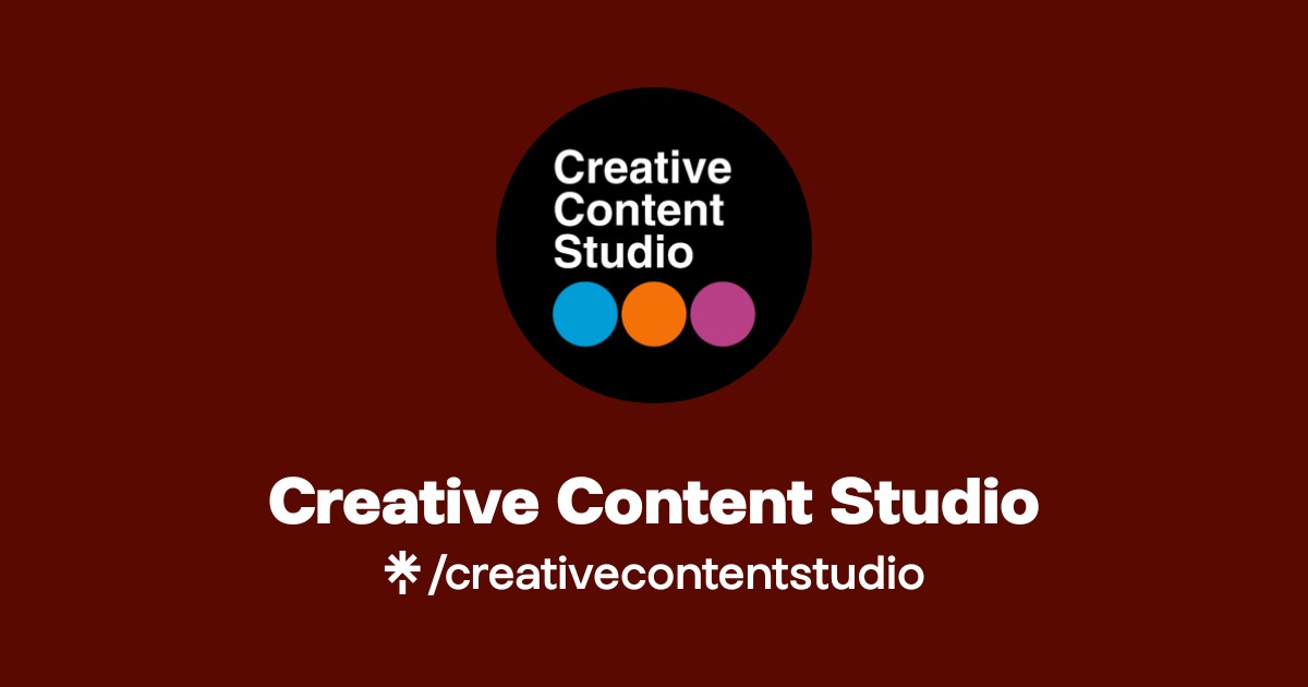Creative Content Studio Official: Instagram | Linktree
