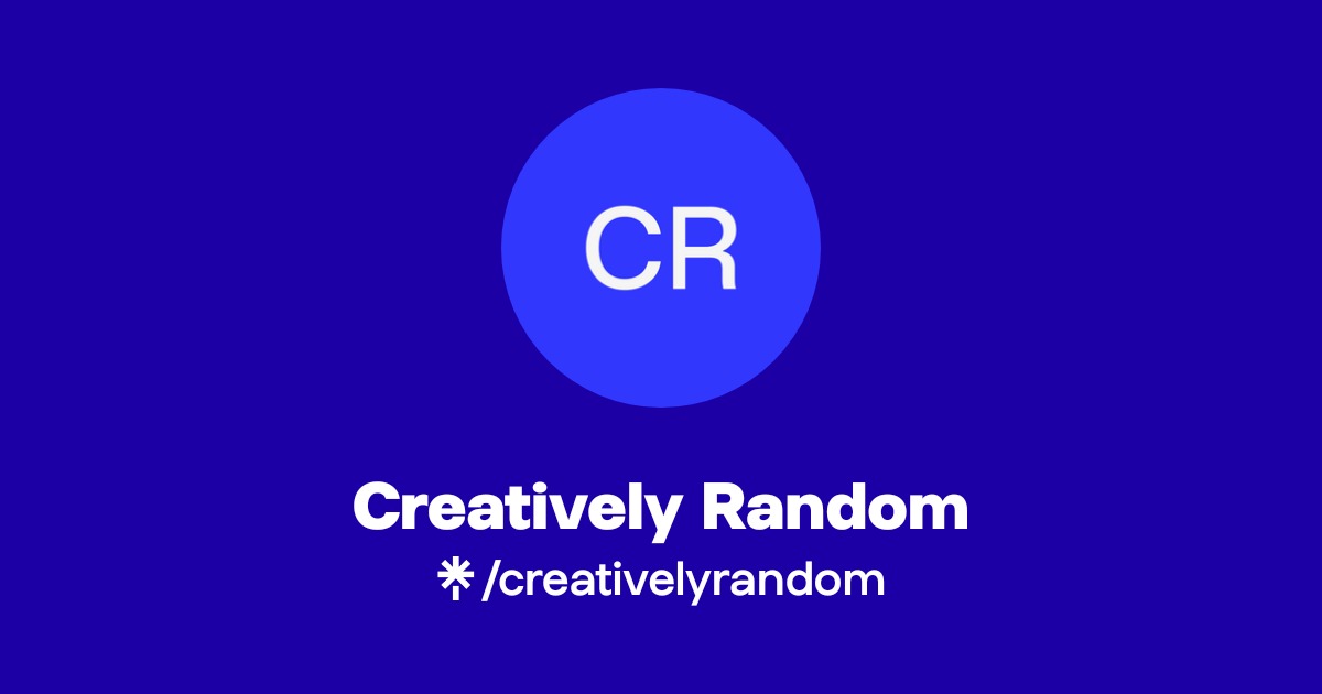 creativelyrandom | Instagram | Linktree