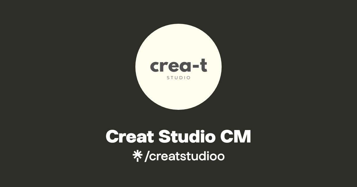 Creat Studio CM | Instagram, Facebook | Linktree