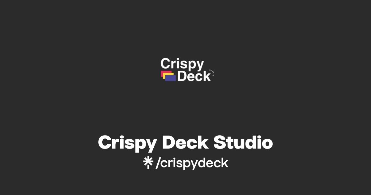 Crispy Deck Studio Official: Instagram | Linktree