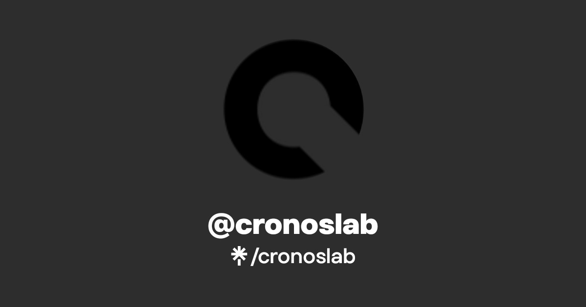 Cronos Lab @cronoslab | Linktree