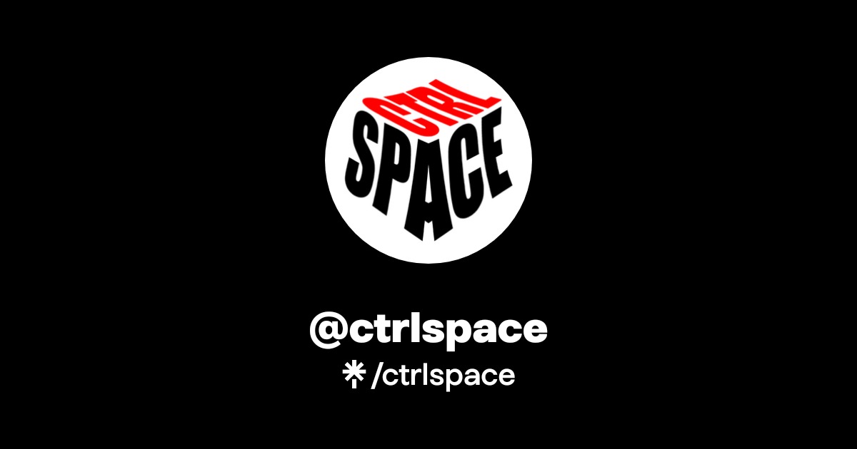 ctrlspace | Instagram, TikTok | Linktree