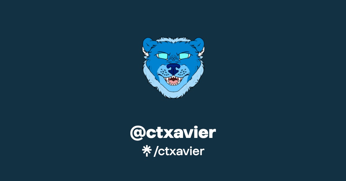 ctxavier Official: Twitch | Linktree