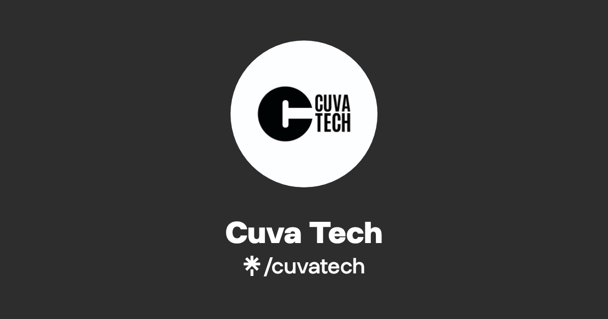 Cuffv Tech Cuva Tech | Instagram, Facebook | Linktree