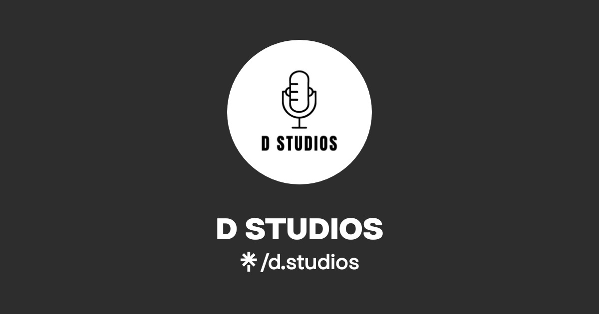 D STUDIOS | Instagram | Linktree