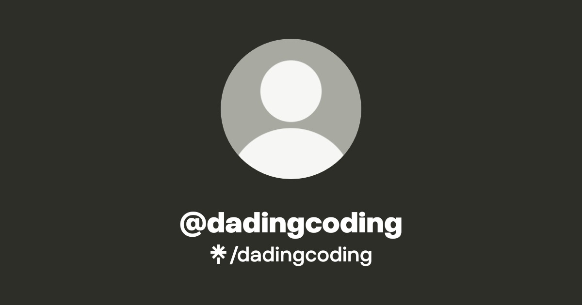 dadingcoding | Instagram | Linktree