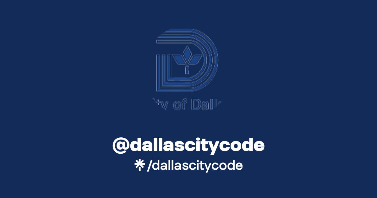 Dallas Development Code @dallascitycode | Linktree