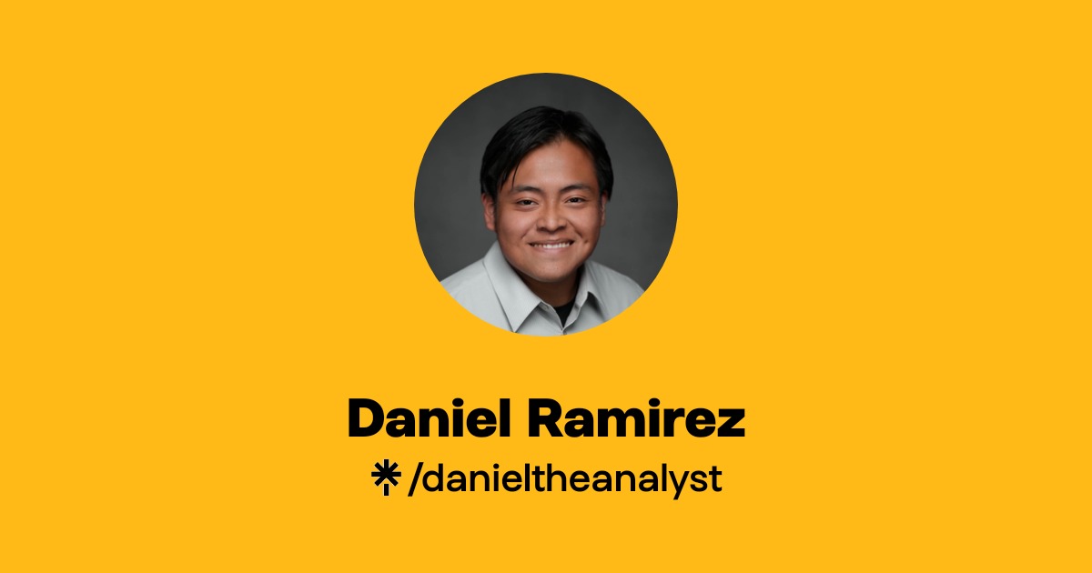 Daniel Ramirez | Instagram | Linktree