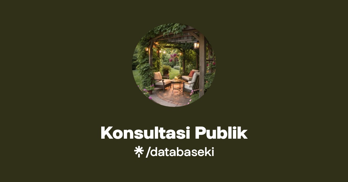 Konsultasi Publik | Linktree
