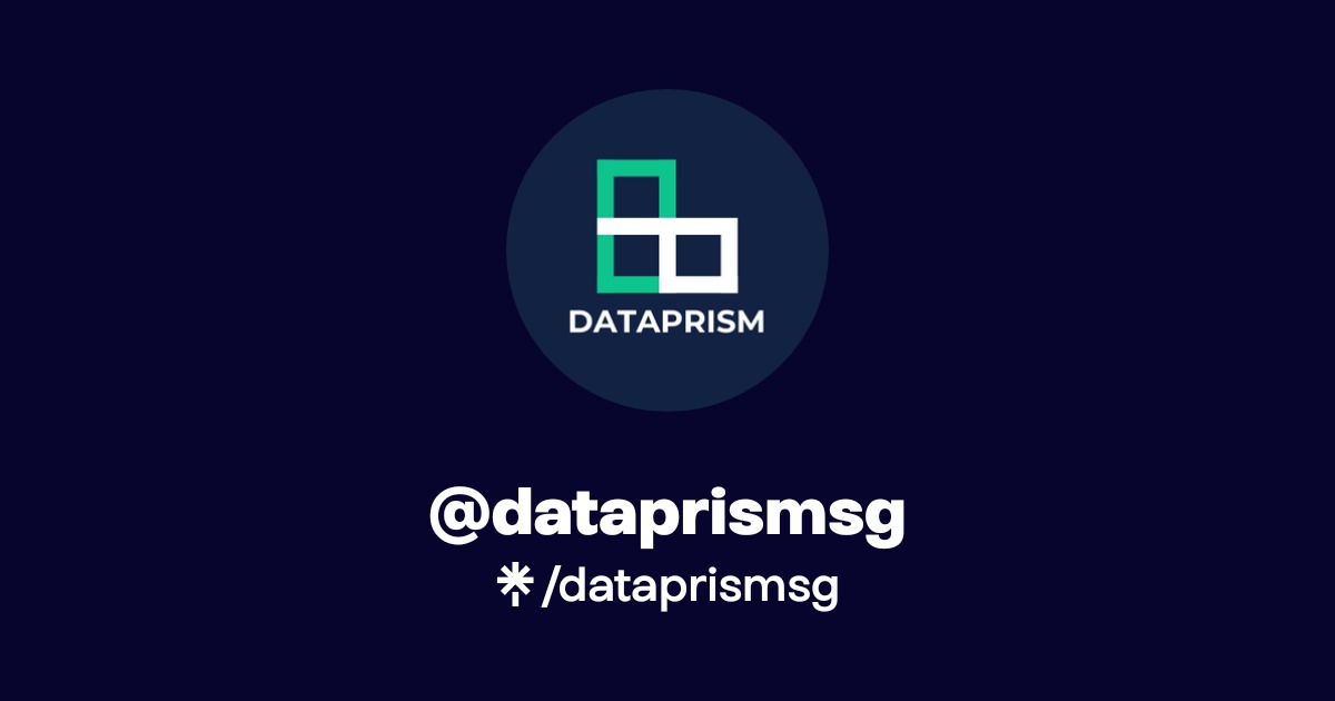 dataprismsg | Instagram, Facebook | Linktree