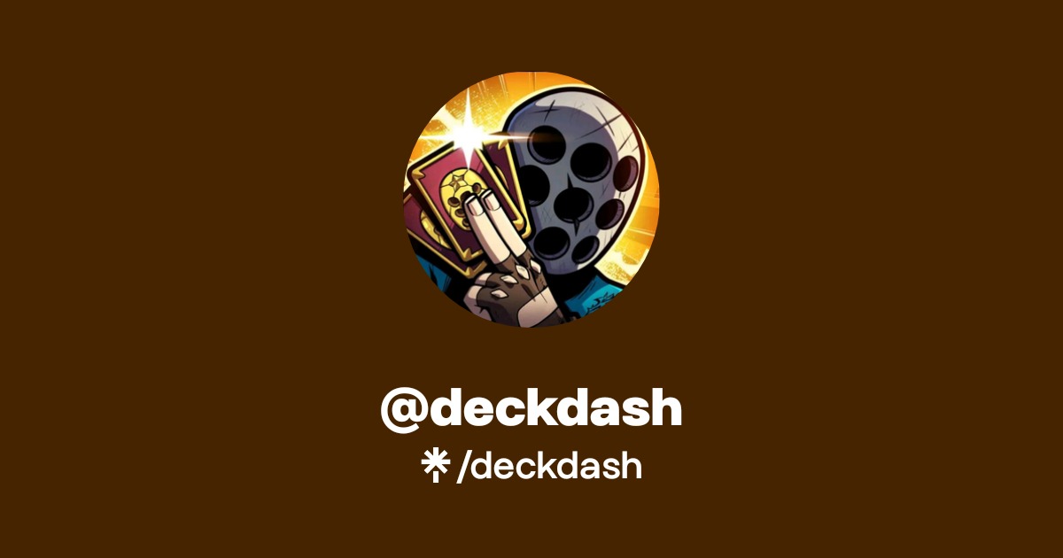 deckdash | Instagram, Facebook, TikTok | Linktree