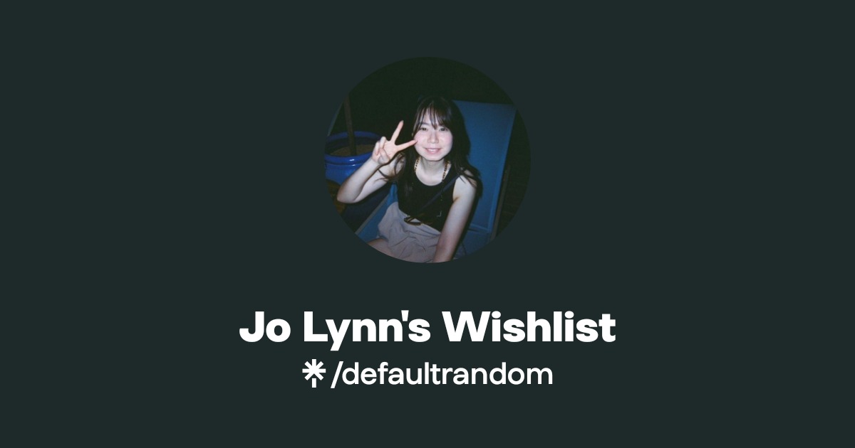 Jo Lynn's Wishlist | Linktree