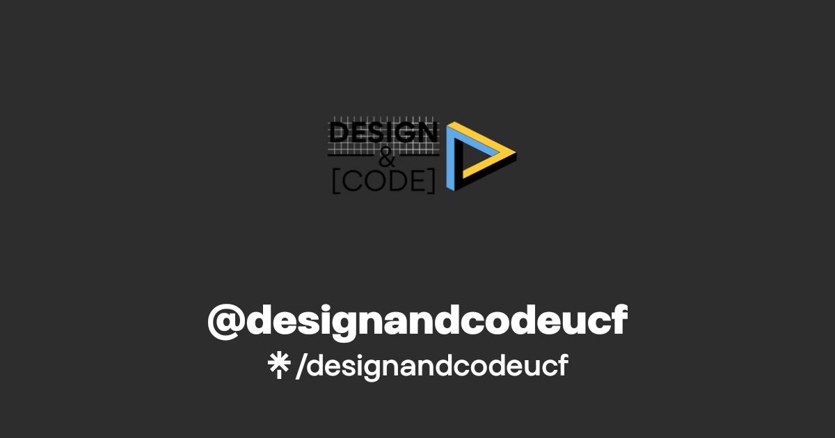 designandcodeucf | Instagram | Linktree