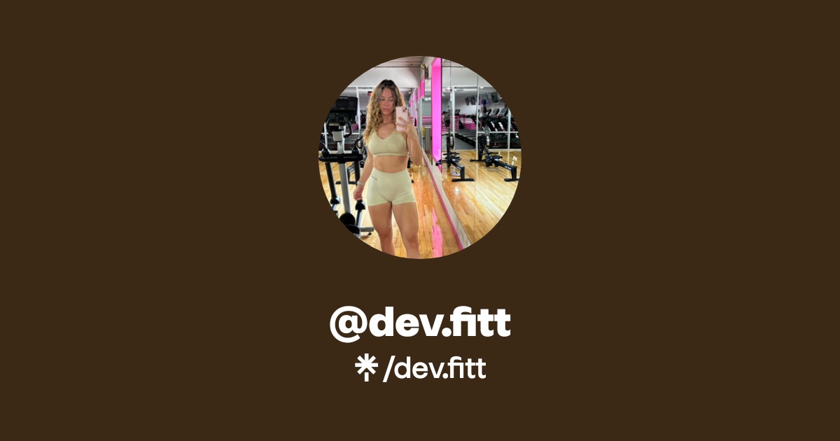 dev.fitt | TikTok | Linktree