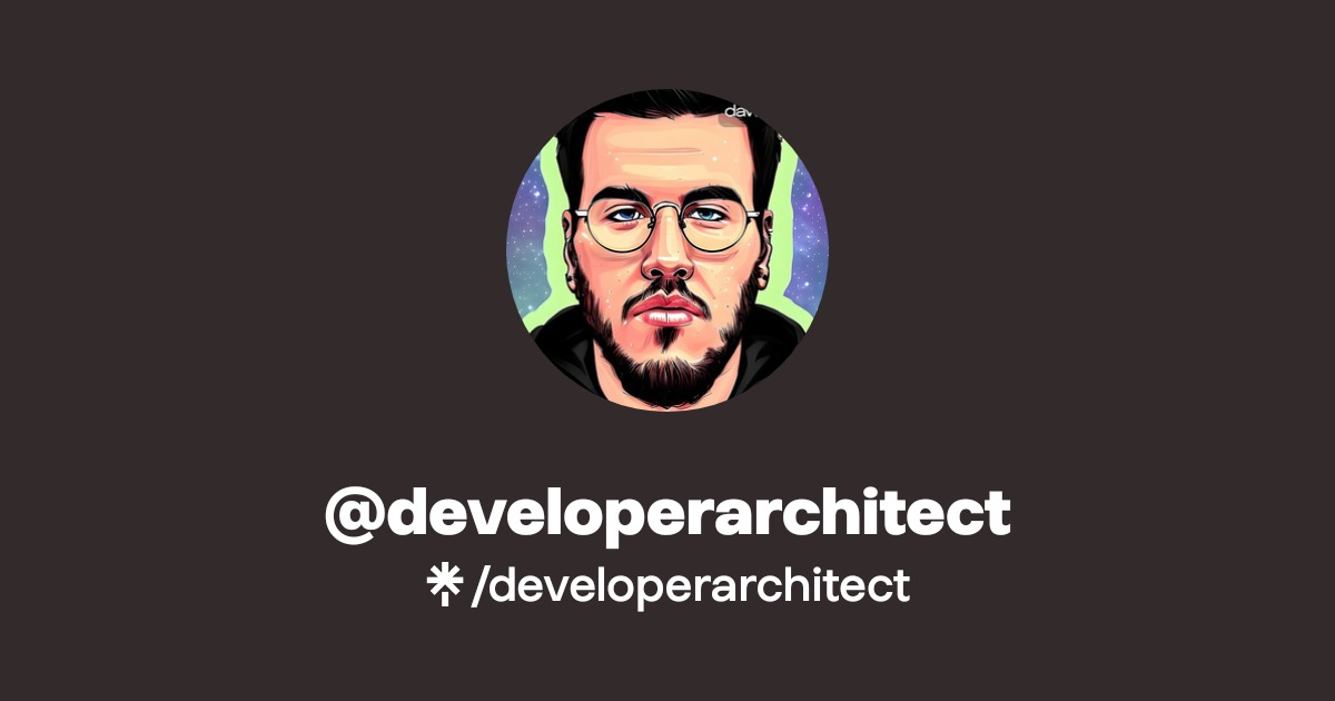 @developerarchitect's link in bio | Twitter and socials | Linktree