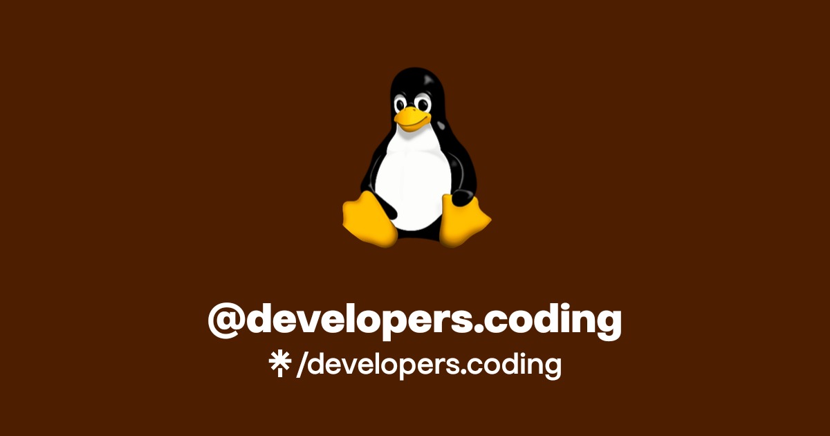 developers.coding | Instagram | Linktree