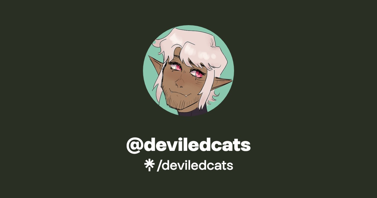 deviledcats | Twitter, Instagram, TikTok | Linktree