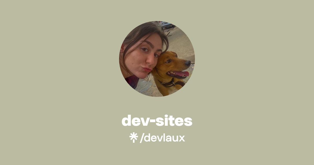 dev-sites | Instagram | Linktree