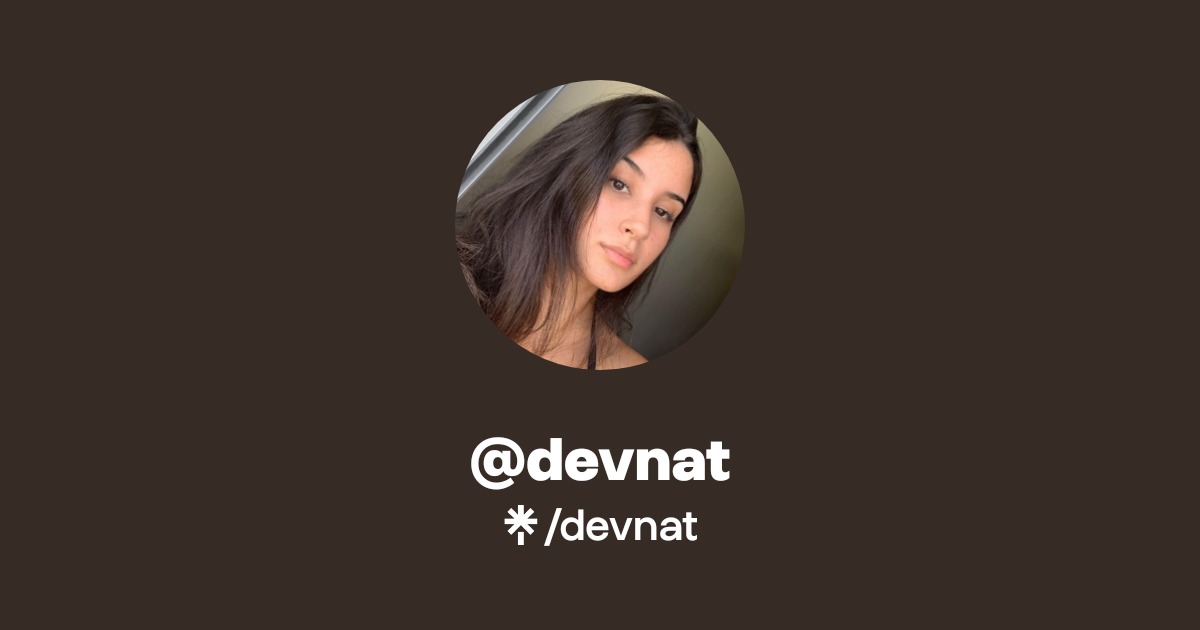 devnat | Instagram | Linktree