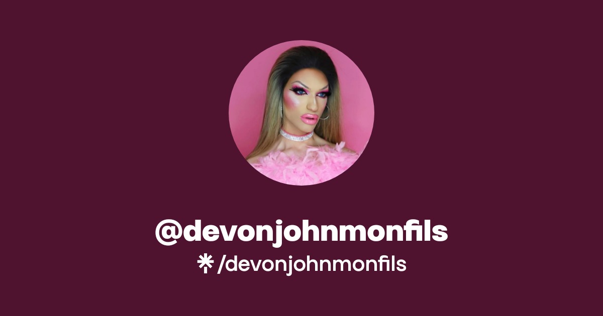 devonjohnmonfils | Instagram, Facebook, TikTok | Linktree