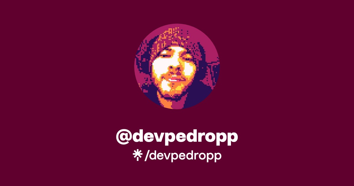 devpedropp | Instagram | Linktree