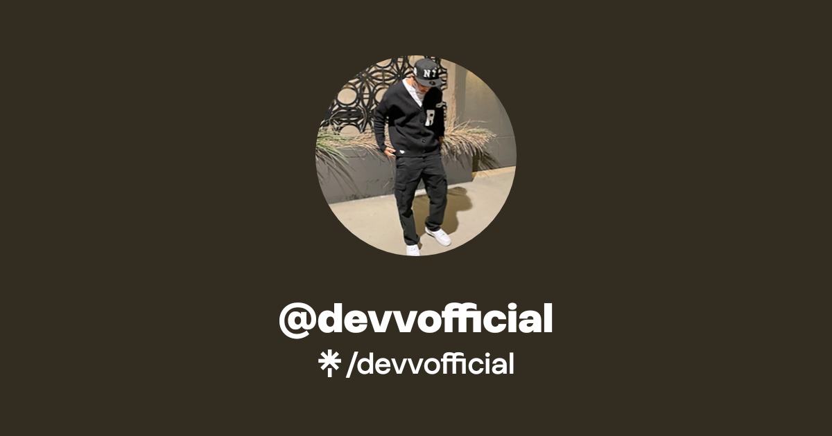 devvofficial - Listen on YouTube, Spotify, Apple Music - Linktree