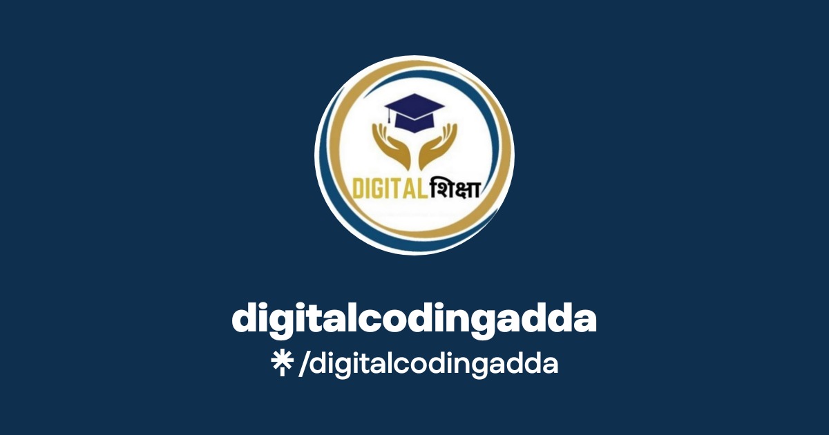 digitalcodingadda | Instagram | Linktree