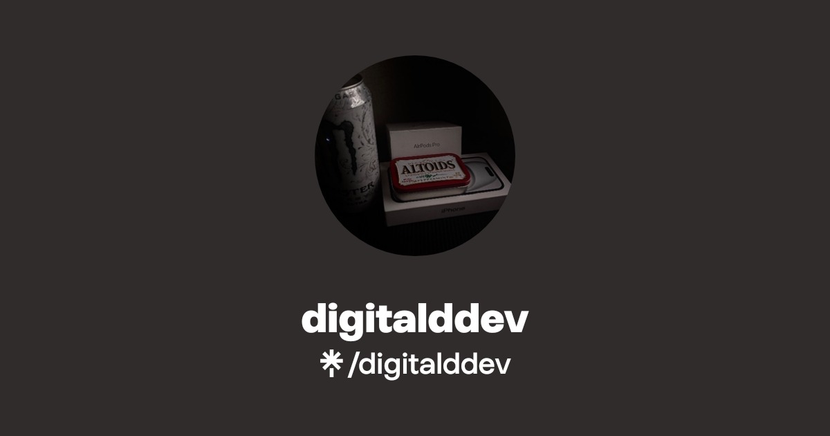 digitalddev | Instagram | Linktree