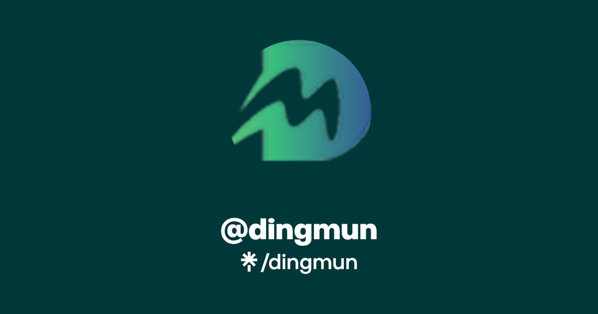 dingmun | Twitter, Instagram, Facebook | Linktree