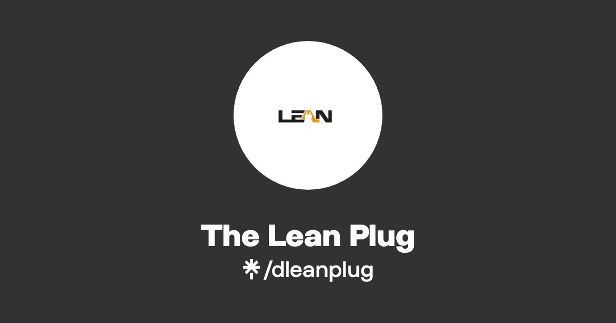 The Lean Plug Official: Instagram, X, Facebook | Linktree