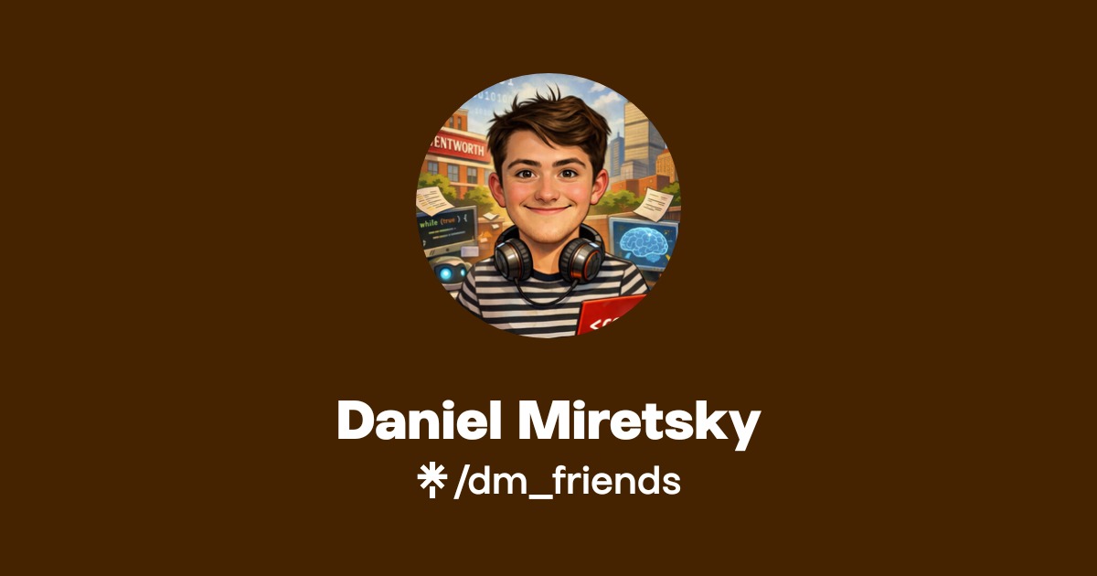 Daniel Miretsky | Instagram, Facebook | Linktree