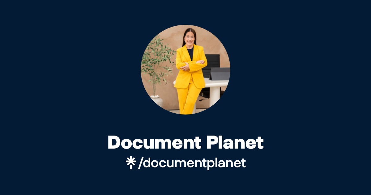 Document Planet | Instagram | Linktree