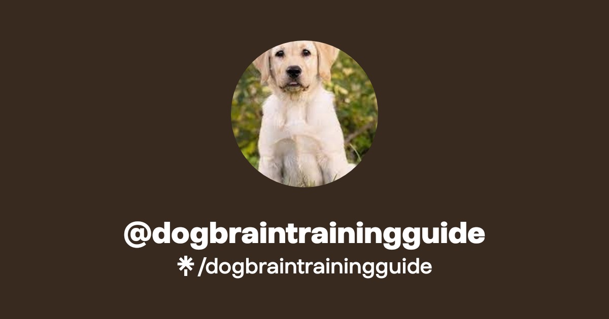 @dogbraintrainingguide | Linktree