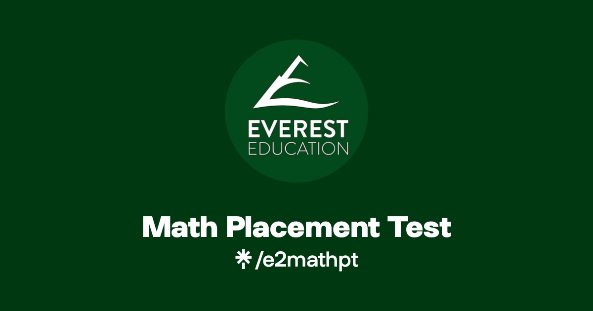 Math Placement Test | Linktree