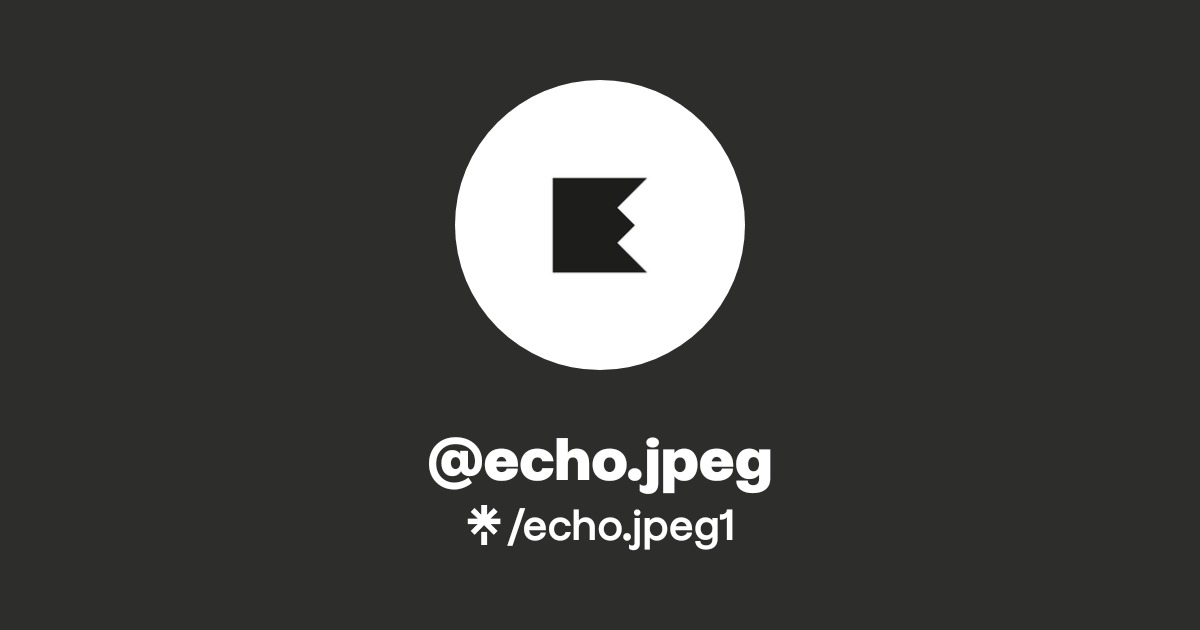 @echo.jpeg | Instagram | Linktree