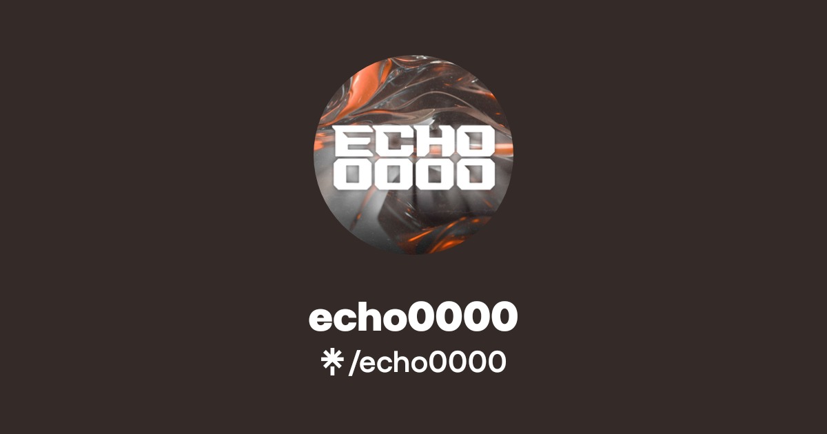 echo0000 | Instagram, Facebook | Linktree