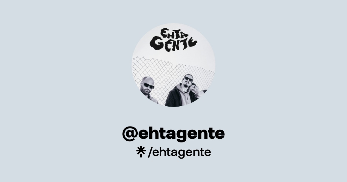 EHTA GENTE | Instagram, Facebook | Linktree