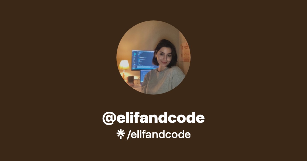 @elifandcode | Linktree