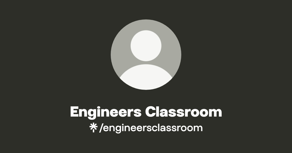 Engineers Classroom Official: Instagram | Linktree