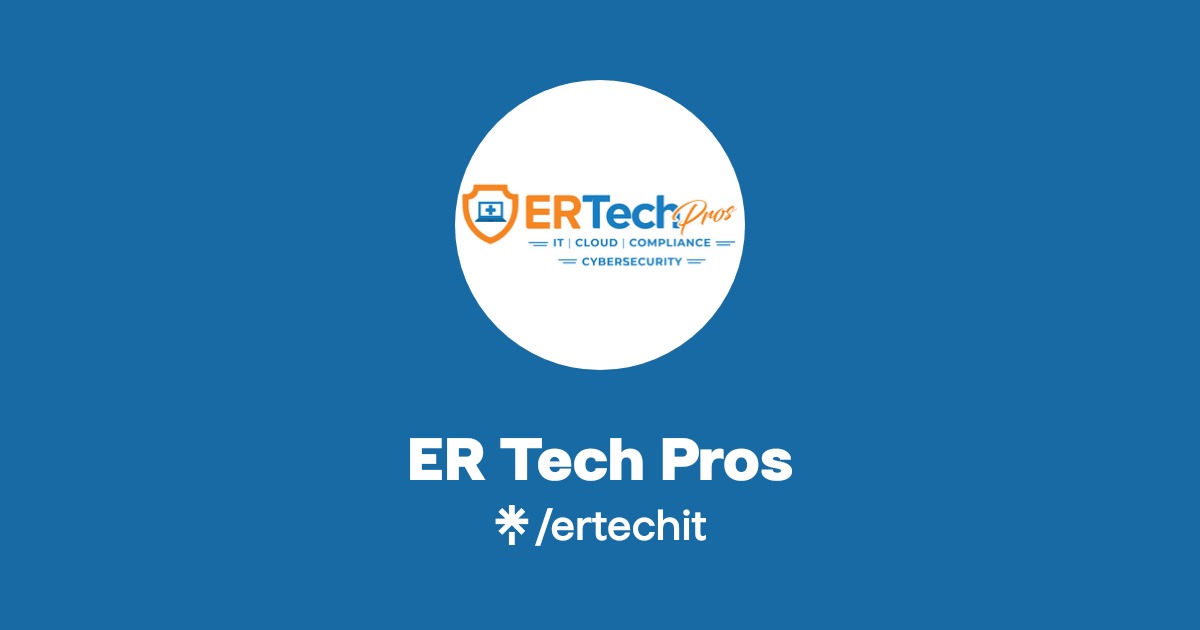 ER Tech Pros | Instagram, Facebook | Linktree
