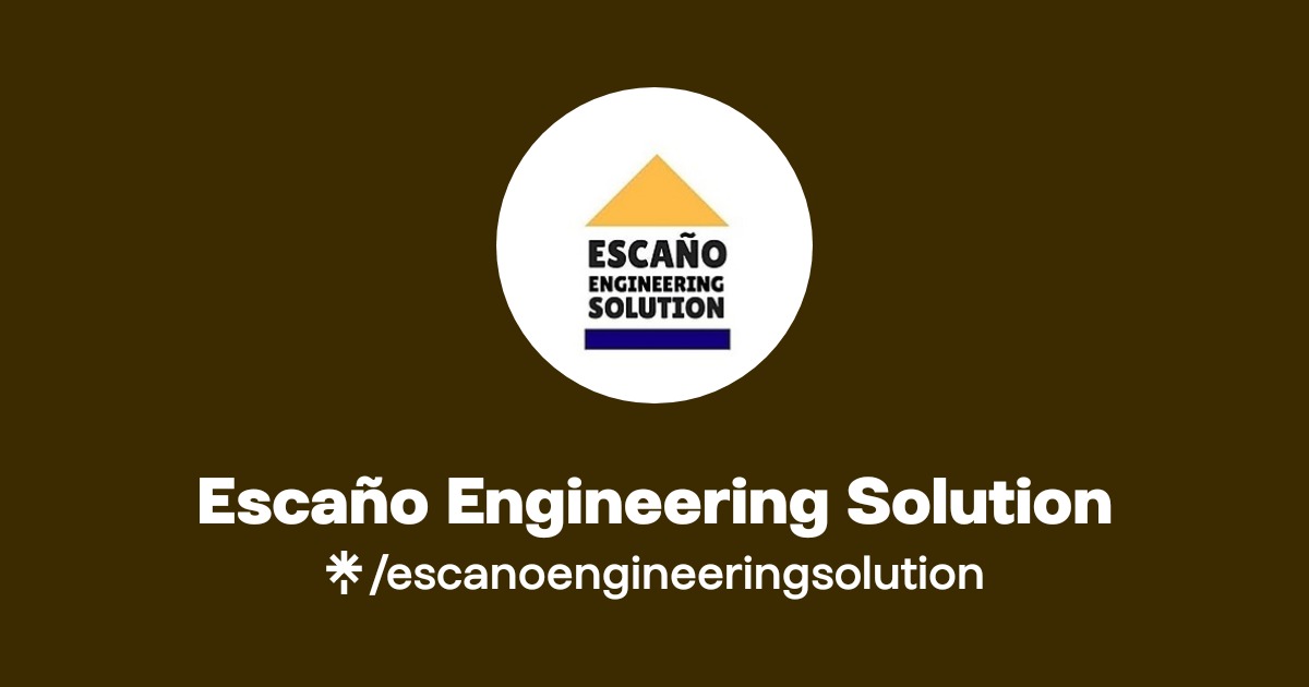 Escaño Engineering Solution | Facebook | Linktree