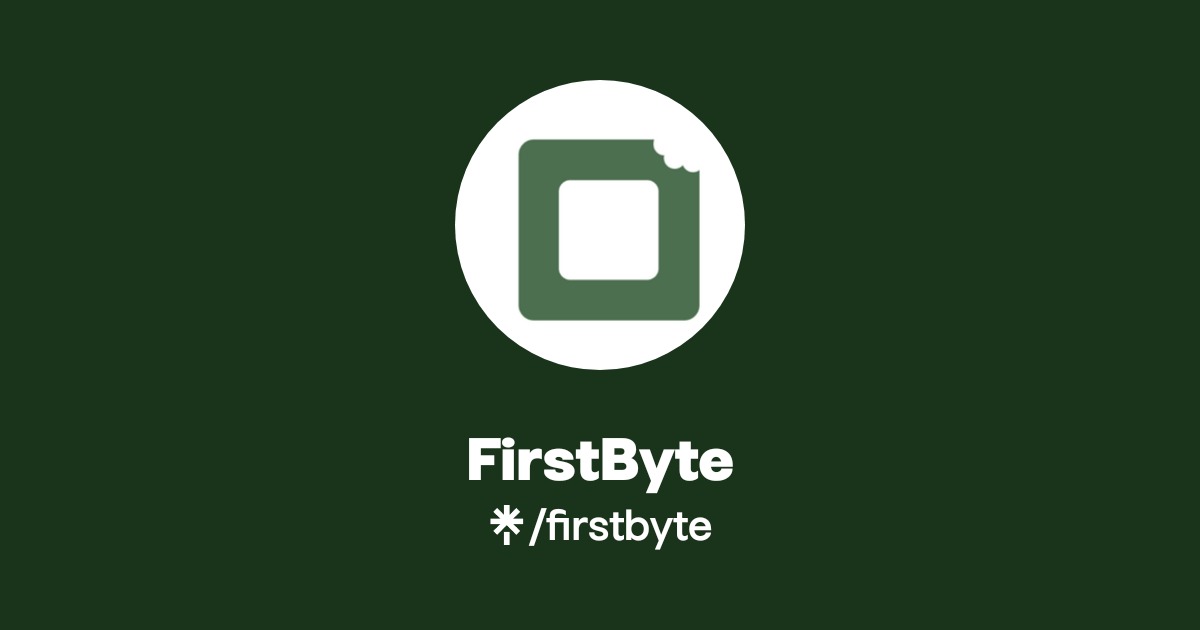 FirstByte | Instagram | Linktree