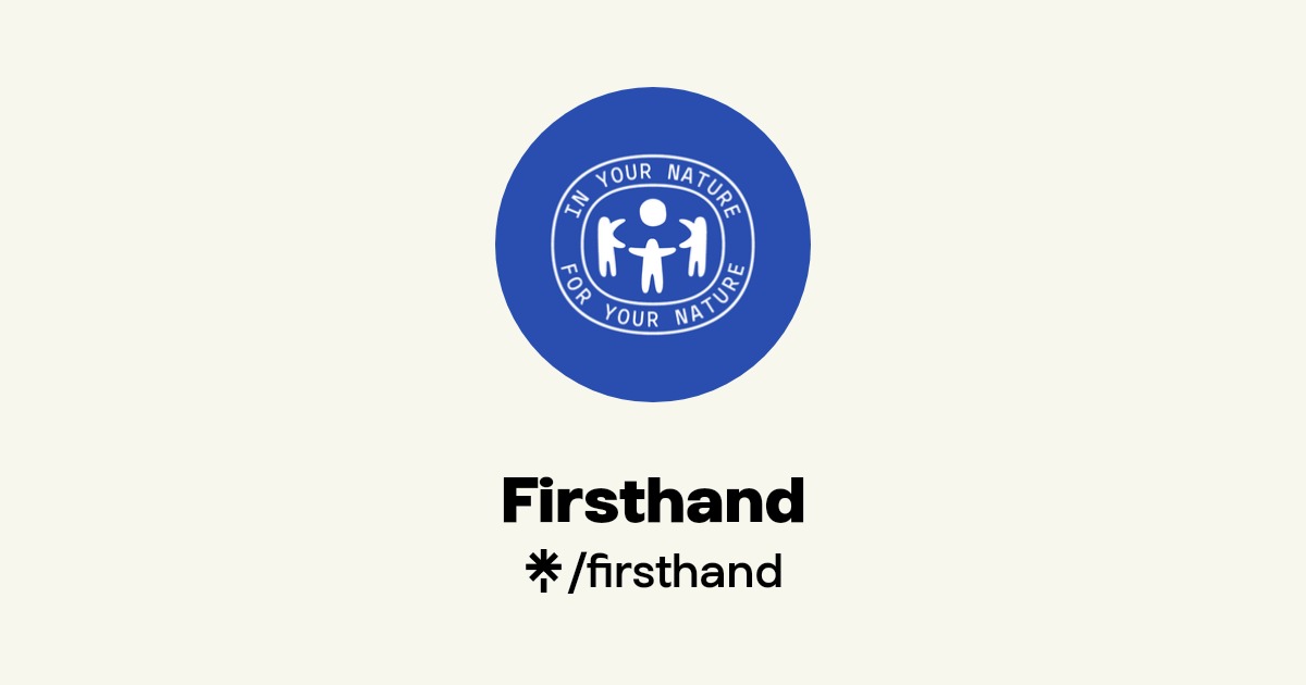 @firsthand | Linktree