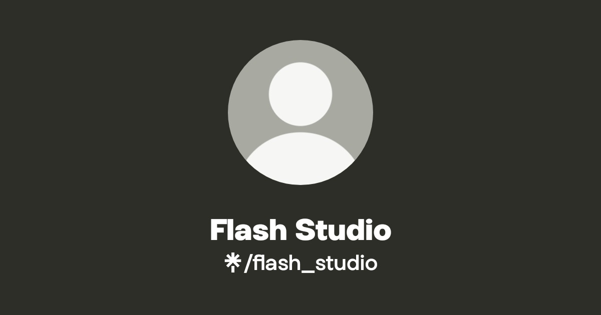Flash Studio | Instagram, Facebook, TikTok | Linktree