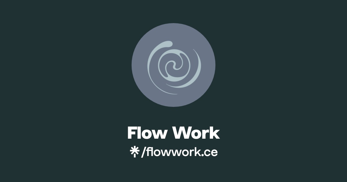 Flow Works Program Flow Work | Linktree