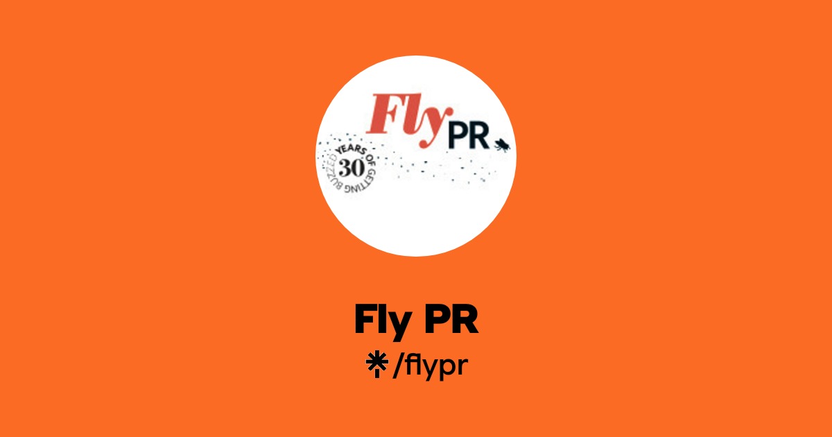 Fly PR | Instagram, Facebook | Linktree