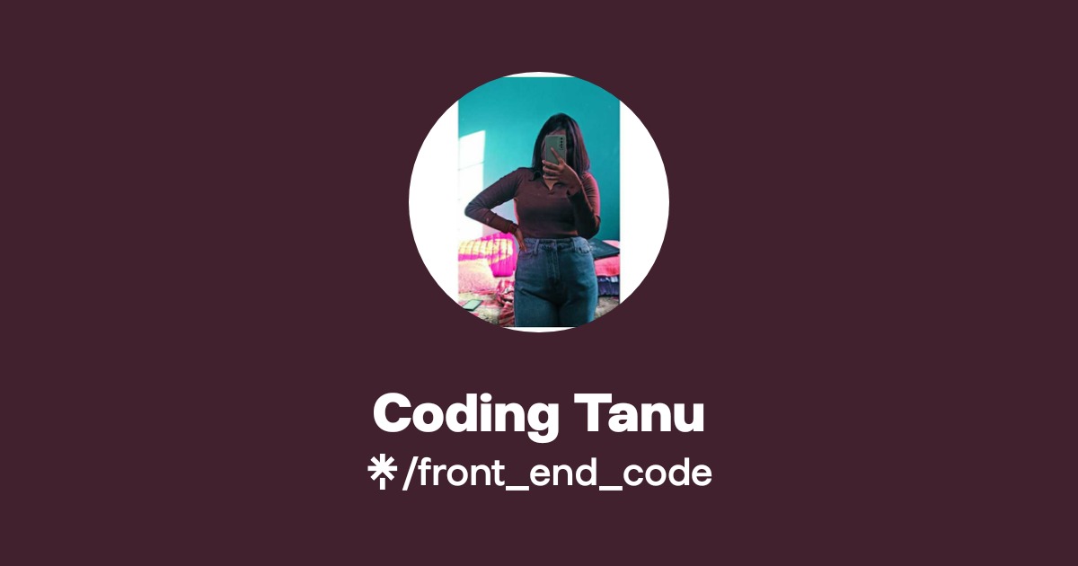 Coding Tanu | Linktree