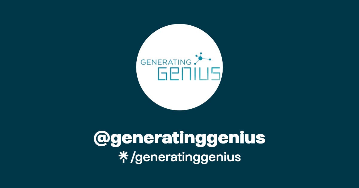 @generatinggenius | Linktree